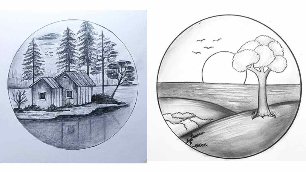 landscape sketching